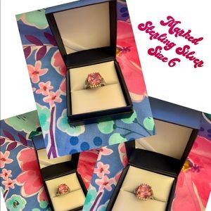 Ring Bold & Beautiful Sterling W/Box Must See